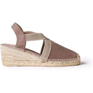 Toni Pons Tona Sandale en Cuir et Textile Beige - Sandales - Publicité Toni Pons Tona Sandale en Cuir et Textile Beige - Sandales - Publicité