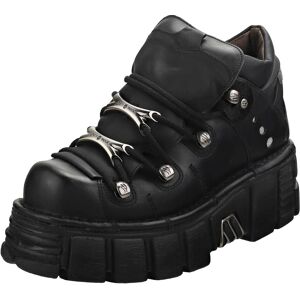 New Rock M106n-s6 Unisex Black Platform Shoes New Rock M106n-s6 Unisex Black Platform Shoes