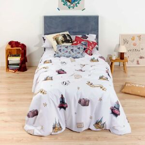 Harry Potter - Federa Bicolore 100% Cotone Biologico 155 x 220 cm - Letto da 90 Harry Potter - Federa Bicolore 100% Cotone Biologico 155 x 220 cm - Letto da 90