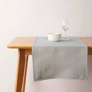 BELUM Waffle Light grey Table Runner - Table Runner BELUM Waffle Light grey Table Runner - Table Runner