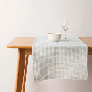 GreatTiger Muaré Waffle Mint Soft green - Table Runner GreatTiger Muaré Waffle Mint Soft green - Table Runner