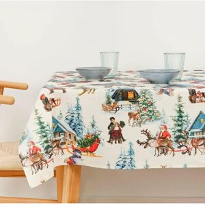 Belum Christmas Landscape Multicolour Cotton Tablecloth - Tablecloth Belum Christmas Landscape Multicolour Cotton Tablecloth - Tablecloth