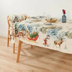 Belum Christmas Landscape Cotton Tablecloth - 200x155cm Belum Christmas Landscape Cotton Tablecloth - 200x155cm