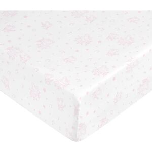 Play Fabrics Peppa Pig Roze Wit Fitted Sheet - Kinderbeddengoed Play Fabrics Peppa Pig Roze Wit Fitted Sheet - Kinderbeddengoed