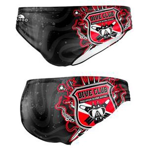 Maillot Slip Dive Club Turbo - 5-6 Ans - Publicité Maillot Slip Dive Club Turbo - 5-6 Ans - Publicité