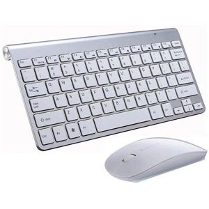 DAM ELECTRONICS Kabelloses Tastatur- und Maus-Set - Weiß DAM ELECTRONICS Kabelloses Tastatur- und Maus-Set - Weiß