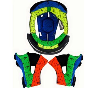 Falcon MX802 Multicolor 2XL Kit de Forro de Casco Falcon MX802 Multicolor 2XL Kit de Forro de Casco