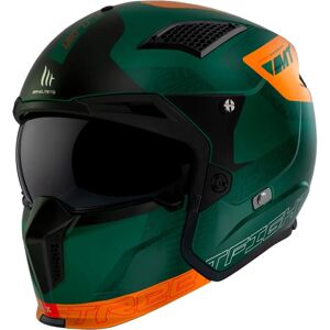 Casque MT Streetfighter SV C6 Vert/Orange - Casque moto - Publicité Casque MT Streetfighter SV C6 Vert/Orange - Casque moto - Publicité