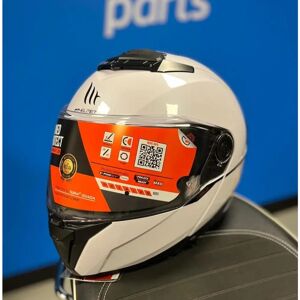 Casque MT Helmets Atom 2 SV Blanc - Casque moto - Publicité Casque MT Helmets Atom 2 SV Blanc - Casque moto - Publicité