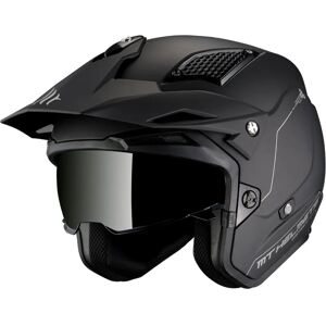 MT Helmets District SV Preto Sólido - Capacete de moto MT Helmets District SV Preto Sólido - Capacete de moto
