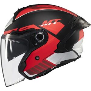 Casco Abierto MT Helmets MT Cosmo SV Cruiser mate rojo negro gris XS Casco Abierto MT Helmets MT Cosmo SV Cruiser mate rojo negro gris XS