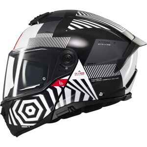 Casco abatible MT Atom 2 SV negro-blanco-gris Talla: M - Casco de moto Casco abatible MT Atom 2 SV negro-blanco-gris Talla: M - Casco de moto