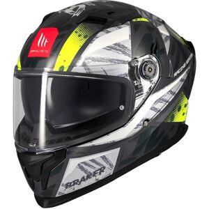 MT Helme Integrierter Motorradhelm MT Braker SV Fury grau-fluogelb - Größe: L MT Helme Integrierter Motorradhelm MT Braker SV Fury grau-fluogelb - Größe: L