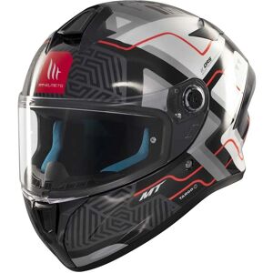 MT Helmets Targo S Brik negro-blanco XS - Casco de moto MT Helmets Targo S Brik negro-blanco XS - Casco de moto