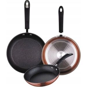 San Ignacio - Sip Color Copper - 20/24/28 cm - Zestaw patelni San Ignacio - Sip Color Copper - 20/24/28 cm - Zestaw patelni