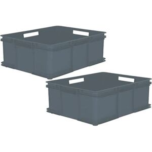 Keeeper Modelo Eurobox XXL Gris Caja de Almacenaje Keeeper Modelo Eurobox XXL Gris Caja de Almacenaje