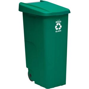 Contenedor WellHome Reciclo - 110L, Ruedas, Compacto Contenedor WellHome Reciclo - 110L, Ruedas, Compacto