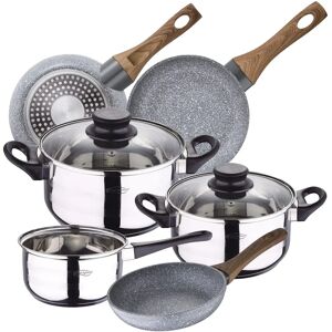 San Ignacio Juego de Cocina 5 Piezas - Acero Inoxidable, Sartenes San Ignacio Juego de Cocina 5 Piezas - Acero Inoxidable, Sartenes