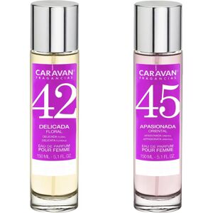 Ensemble de Parfums Caravan No45 No42 - Pour Femme - Publicité Ensemble de Parfums Caravan No45 No42 - Pour Femme - Publicité