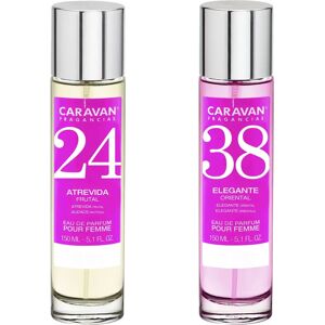 Ensemble de Parfums Caravan - No38, No24 - Élégant et Durable - Publicité Ensemble de Parfums Caravan - No38, No24 - Élégant et Durable - Publicité