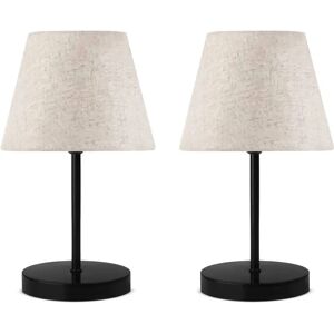 Wellhome Modello - Set di lampade da notte - 36cm - Crema - E27 Max 60W Wellhome Modello - Set di lampade da notte - 36cm - Crema - E27 Max 60W
