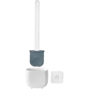 Wellhome Spazzola WC - Bianco - Pulizia profonda ed ergonomica Wellhome Spazzola WC - Bianco - Pulizia profonda ed ergonomica