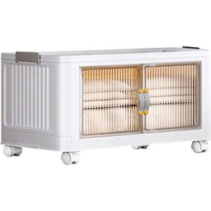 Joybos Dubbele Opbergkast - Wit - 45x27x81 Joybos Dubbele Opbergkast - Wit - 45x27x81