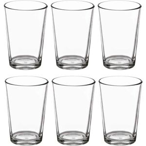 VIVALTO Juego de 6 vasos transparentes 190ml VIVALTO Juego de 6 vasos transparentes 190ml