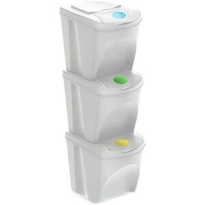 Wellhome 3 Recycling Bins - Space Saving - 75L Wellhome 3 Recycling Bins - Space Saving - 75L