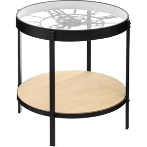 Wellhome Ø51x49cm Vintage Industriële Salontafel Wellhome Ø51x49cm Vintage Industriële Salontafel