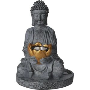 Wellhome - Napelemes Buddha Világítás - 17x25cm - Kerti Dekoráció Wellhome - Napelemes Buddha Világítás - 17x25cm - Kerti Dekoráció