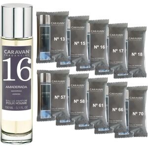 Profumo Uomo Caravan No66 No16 150ml + Set di 10 Viali Profumo Uomo Caravan No66 No16 150ml + Set di 10 Viali
