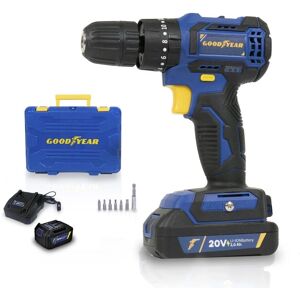 Wiertarko-wkrętarka udarowa 20V Goodyear Wiertarko-wkrętarka udarowa 20V Goodyear