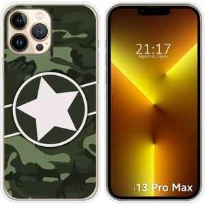 Coque TUMUNDOSMARTPHONE pour iPhone 13 Pro Max Camouflage - Publicité Coque TUMUNDOSMARTPHONE pour iPhone 13 Pro Max Camouflage - Publicité