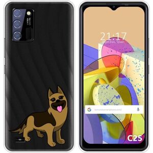 Coque Oukitel C25 Chien Transparent - Étui Téléphone - Publicité Coque Oukitel C25 Chien Transparent - Étui Téléphone - Publicité