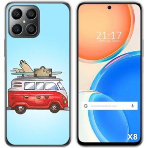 Coque personnalisée multicolore pour Huawei Honor X8 - Publicité Coque personnalisée multicolore pour Huawei Honor X8 - Publicité