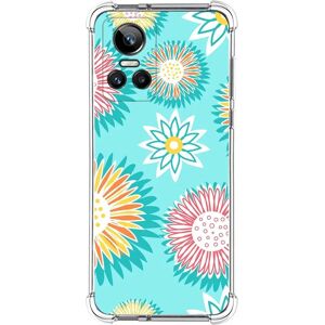 Coque en silicone Realme GT Neo 3 5G Fleurs Multicolores - Publicité Coque en silicone Realme GT Neo 3 5G Fleurs Multicolores - Publicité