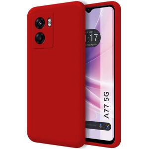Coque en Silicone Liquide Rouge TUMUNDOSMARTPHONE pour Oppo A77 5G - Publicité Coque en Silicone Liquide Rouge TUMUNDOSMARTPHONE pour Oppo A77 5G - Publicité