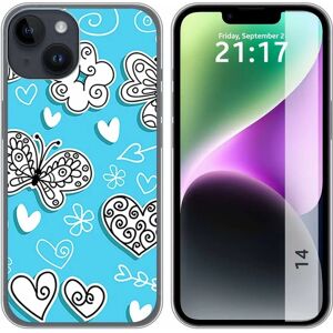 Coque papillons iPhone 14 (6.1) TUMUNDOSMARTPHONE - Publicité Coque papillons iPhone 14 (6.1) TUMUNDOSMARTPHONE - Publicité