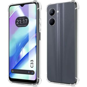 Coque transparente en gel TPU pour Realme C33 - Coque - Publicité Coque transparente en gel TPU pour Realme C33 - Coque - Publicité