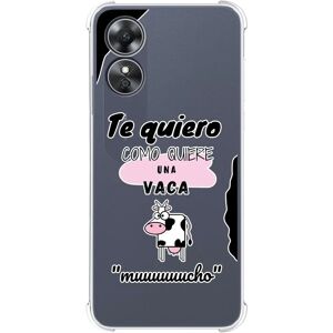 Coque en Silicone Oppo A17 Tumundosmartphone - Design Vache Personnalisé - Publicité Coque en Silicone Oppo A17 Tumundosmartphone - Design Vache Personnalisé - Publicité