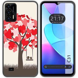 Coque multicolore pour Oukitel c31 - Design oiseaux personnalisé - Publicité Coque multicolore pour Oukitel c31 - Design oiseaux personnalisé - Publicité