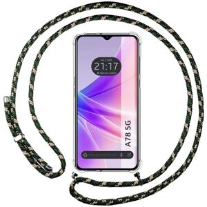 Grön Oppo A78 5G TUMUNDOSMARTPHONE Stöttålig Skal - Mobilskal Grön Oppo A78 5G TUMUNDOSMARTPHONE Stöttålig Skal - Mobilskal