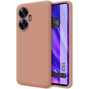 Rosa Silikonskydd för Realme C55 - TUMUNDOSMARTPHONE Rosa Silikonskydd för Realme C55 - TUMUNDOSMARTPHONE