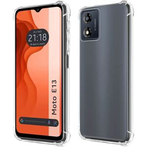 TUMUNDOSMARTPHONE Motorola Moto E13 Transparant - Telefoonhoesje TUMUNDOSMARTPHONE Motorola Moto E13 Transparant - Telefoonhoesje