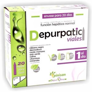 Pinisan Depurpatic 20 Vials - Liver Support Vegan Supplement Pinisan Depurpatic 20 Vials - Liver Support Vegan Supplement