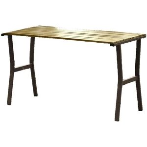 Mesa de jardín de bambú rectangular de FPLUS - Mesa de jardín Mesa de jardín de bambú rectangular de FPLUS - Mesa de jardín
