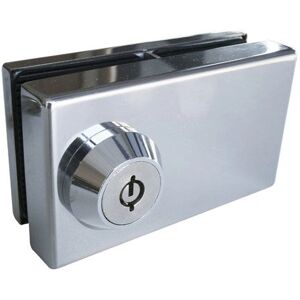Cerradura cbm 2001 puerta cristal - altura media - cristal 10mm - llave tubular Cerradura cbm 2001 puerta cristal - altura media - cristal 10mm - llave tubular