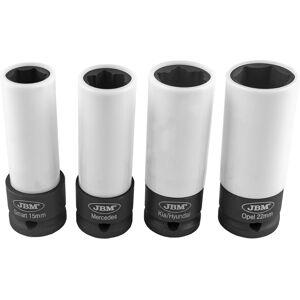 Jeu de douilles à choc JBM - Roues en alliage léger 4 pièces - Publicité Jeu de douilles à choc JBM - Roues en alliage léger 4 pièces - Publicité