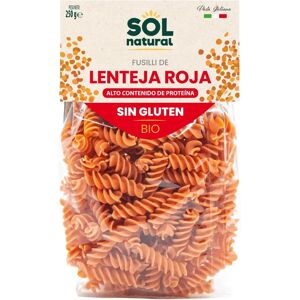 Sol Natural Red Lentil Fusilli - Gluten-Free Vegan Pasta Sol Natural Red Lentil Fusilli - Gluten-Free Vegan Pasta